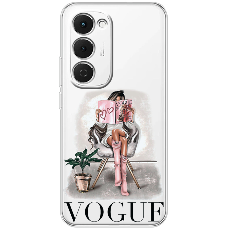 Прозорий чохол BoxFace Tecno Spark 40 Pro Plus VOGUE