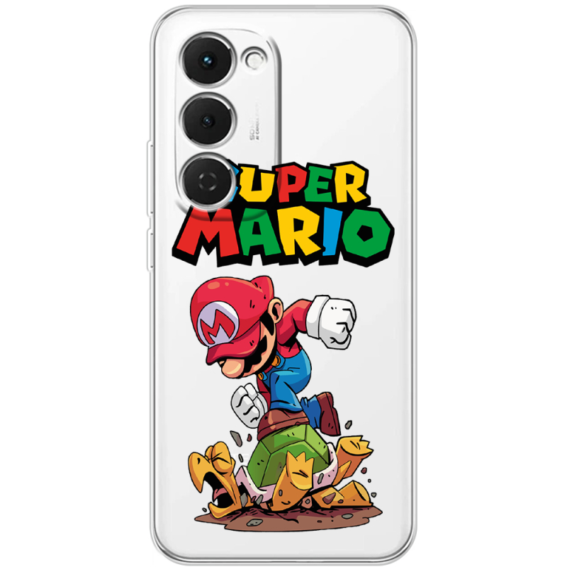 Прозорий чохол BoxFace Tecno Spark 40 Pro Plus Super Mario