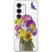 Прозорий чохол BoxFace Tecno Spark 40 Pro Plus My Bouquet