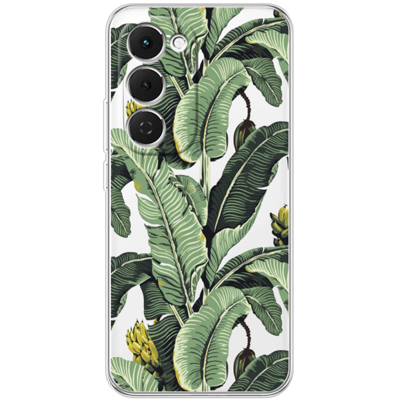 Прозорий чохол BoxFace Tecno Spark 40 Pro Plus Banana Leaves