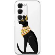 Чохол зі стразами Tecno Spark 40 Pro Plus Egipet Cat