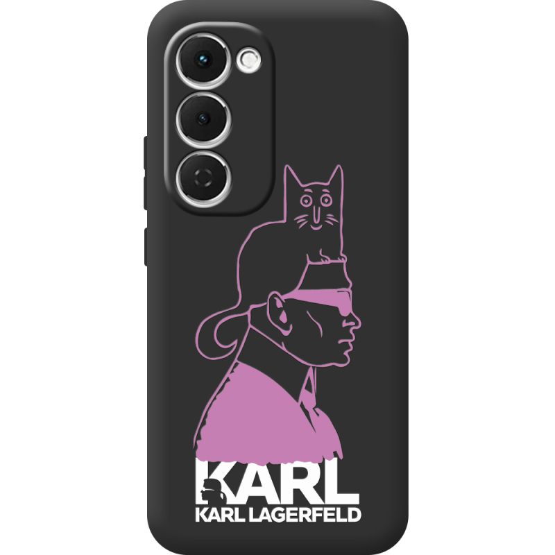 Чорний чохол BoxFace Tecno Spark 40 Pro Plus Pink Karl