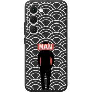 Чорний чохол BoxFace Tecno Spark 40 Pro Plus Man Pattern