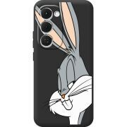 Чорний чохол BoxFace Tecno Spark 40 Pro Plus Lucky Rabbit