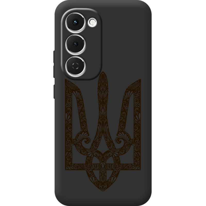 Чорний чохол BoxFace Tecno Spark 40 Pro Plus Ukrainian Trident