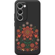 Чорний чохол BoxFace Tecno Spark 40 Pro Plus Ukrainian Ornament
