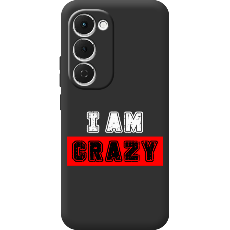 Чорний чохол BoxFace Tecno Spark 40 Pro Plus I'm Crazy