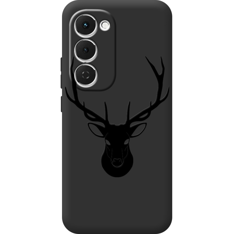 Чорний чохол BoxFace Tecno Spark 40 Pro Plus Deer