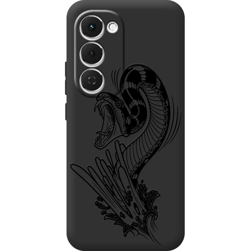 Чорний чохол BoxFace Tecno Spark 40 Pro Plus Snake