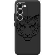 Чорний чохол BoxFace Tecno Spark 40 Pro Plus Tiger