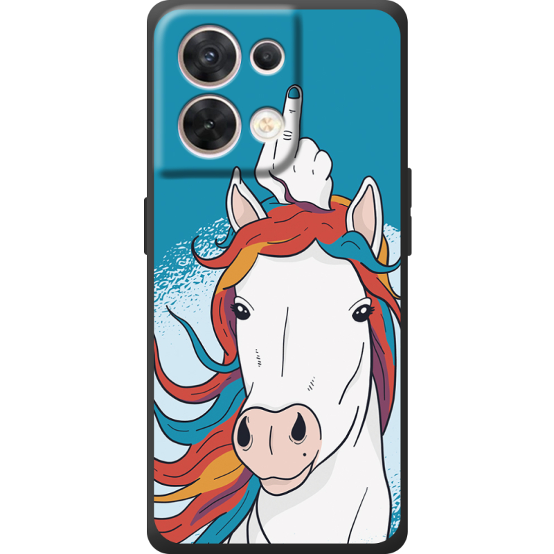 Чохол BoxFace OPPO Reno 8 5G Fuck Unicorn
