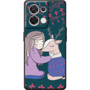 Чохол BoxFace OPPO Reno 8 5G Girl and deer