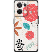 Чохол BoxFace OPPO Reno 8 5G Line Flowers