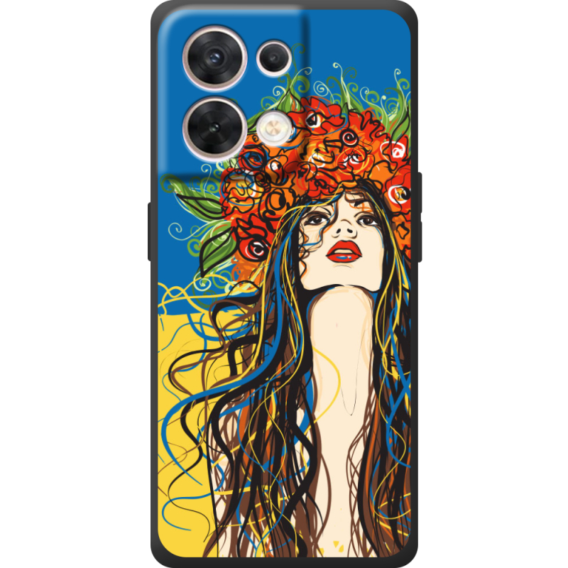 Чохол BoxFace OPPO Reno 8 5G Ukraine Girl
