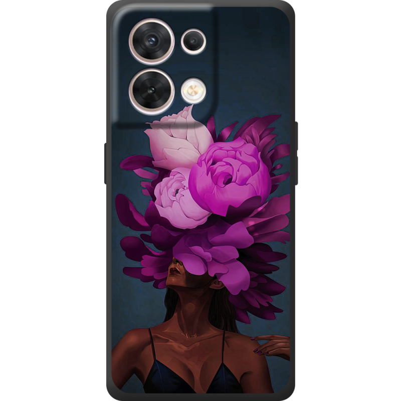 Чохол BoxFace OPPO Reno 8 5G Exquisite Purple Flowers