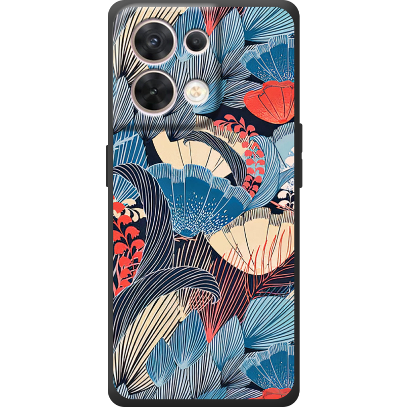 Чохол BoxFace OPPO Reno 8 5G Blue Herb