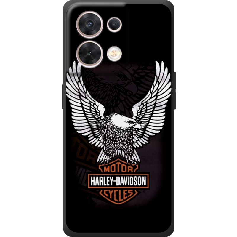 Чохол BoxFace OPPO Reno 8 5G Harley Davidson and eagle