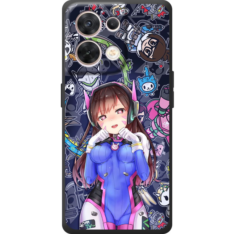 Чохол BoxFace OPPO Reno 8 5G Overwatch D.VA