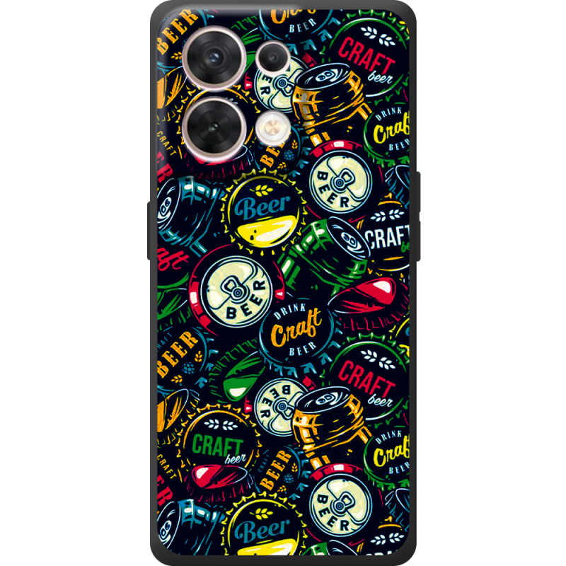 Чохол BoxFace OPPO Reno 8 5G Bottle Caps