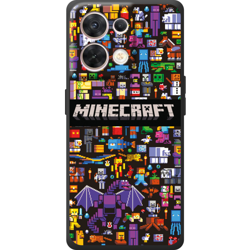 Чохол BoxFace OPPO Reno 8 5G Minecraft Mobbery