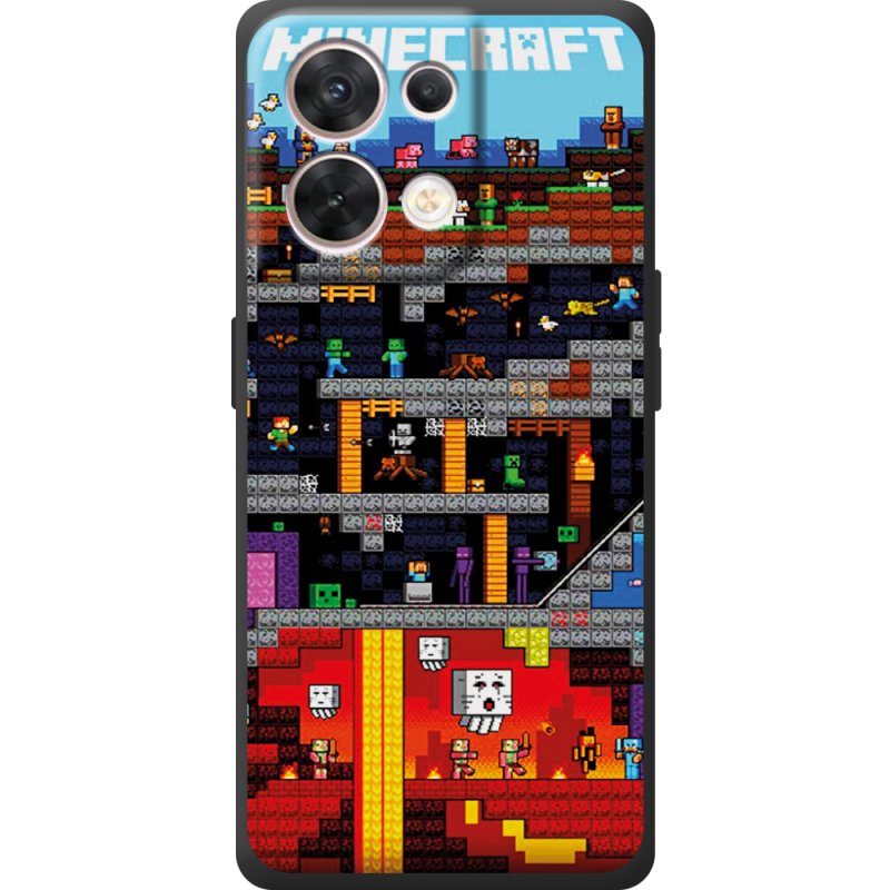 Чохол BoxFace OPPO Reno 8 5G Minecraft Lode Runner
