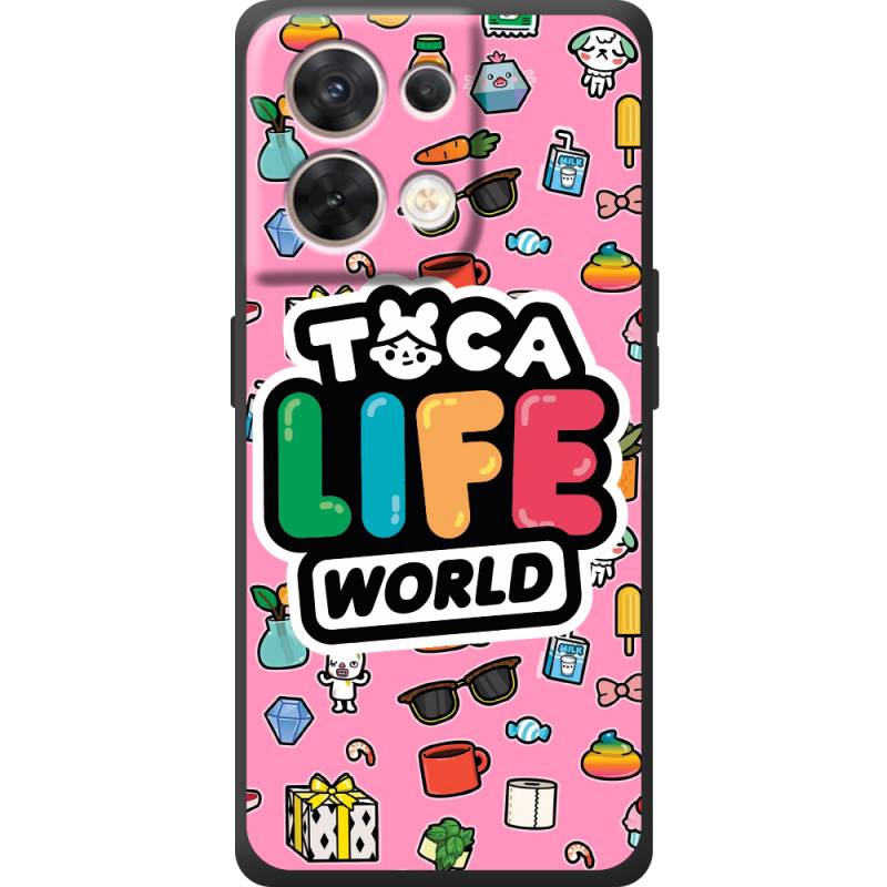 Чохол BoxFace OPPO Reno 8 5G Toca Boca Life World