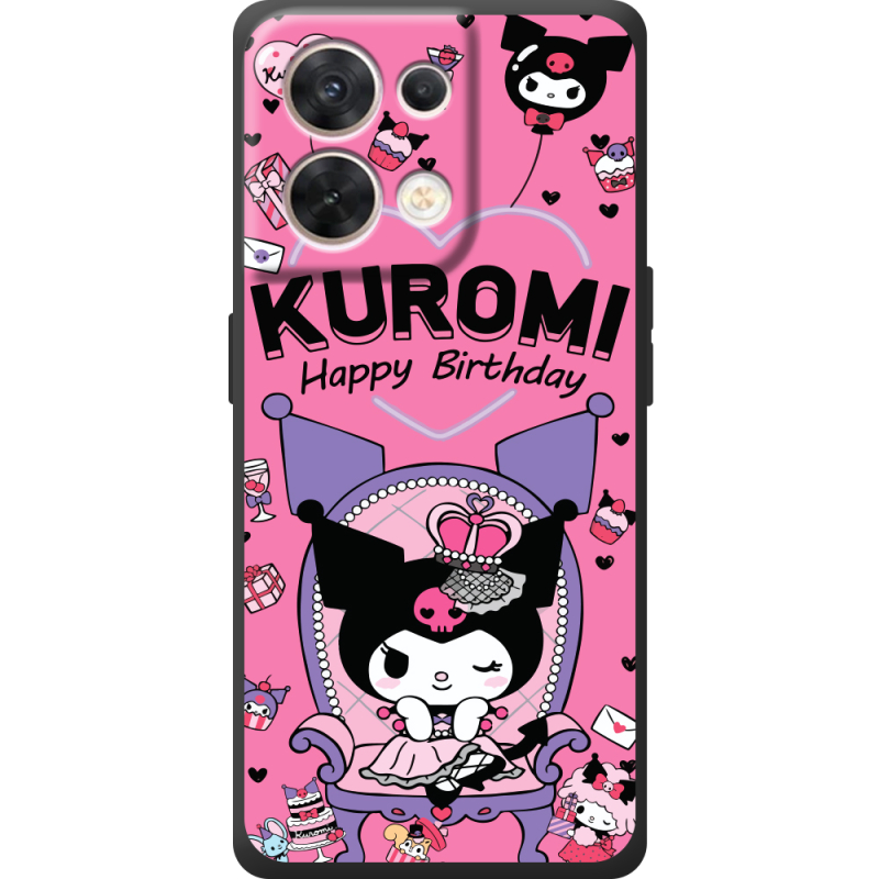 Чохол BoxFace OPPO Reno 8 5G День народження Kuromi