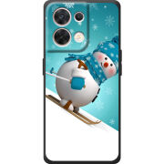 Чохол BoxFace OPPO Reno 8 5G Skier Snowman