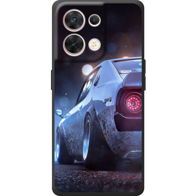 Чохол BoxFace OPPO Reno 8 5G Silver Car