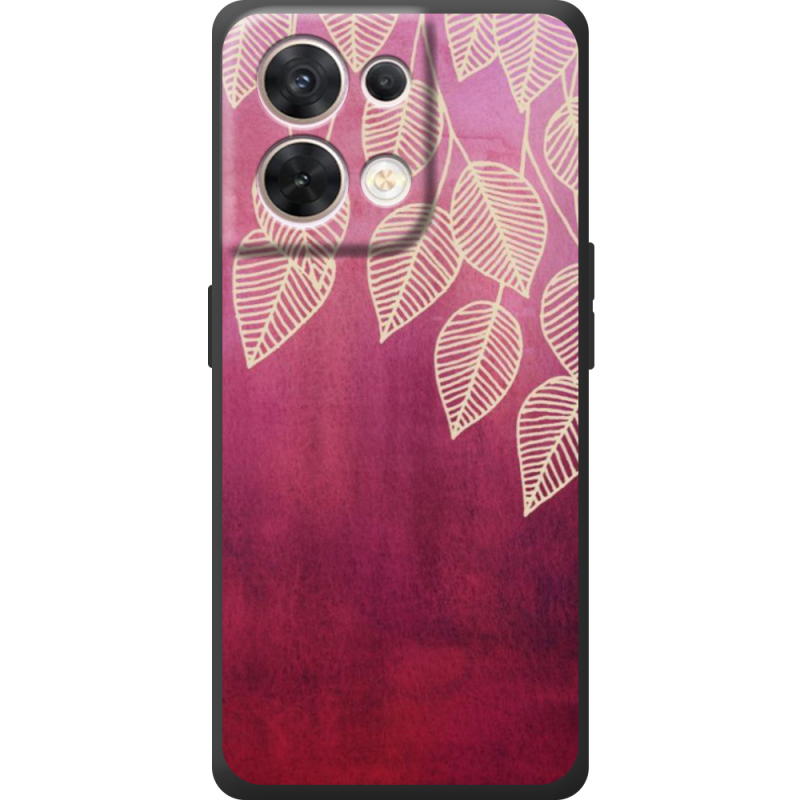 Чохол BoxFace OPPO Reno 8 5G Gold Leaves