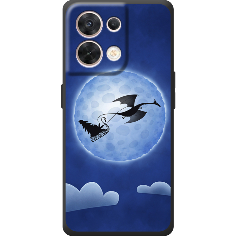 Чохол BoxFace OPPO Reno 8 5G Christmas Dragon