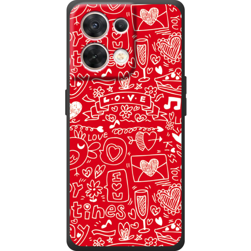 Чохол BoxFace OPPO Reno 8 5G Happy Valentines