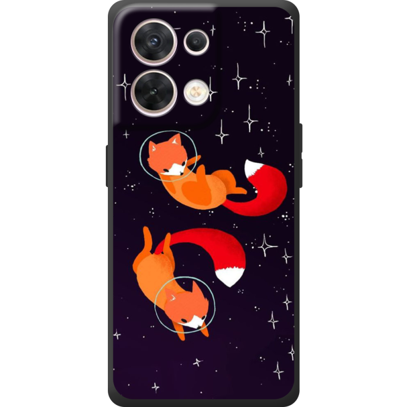 Чохол BoxFace OPPO Reno 8 5G Fox-Astronauts