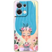 Прозорий чохол BoxFace OPPO Reno 8 5G Blue Hair