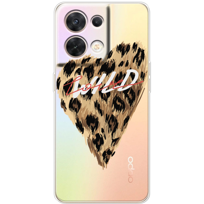 Прозорий чохол BoxFace OPPO Reno 8 5G Wild Love
