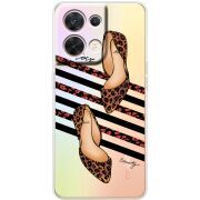 Прозорий чохол BoxFace OPPO Reno 8 5G Love Beauty