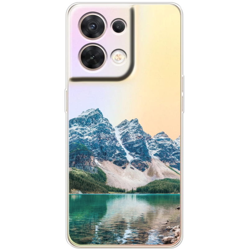 Прозорий чохол BoxFace OPPO Reno 8 5G Blue Mountain