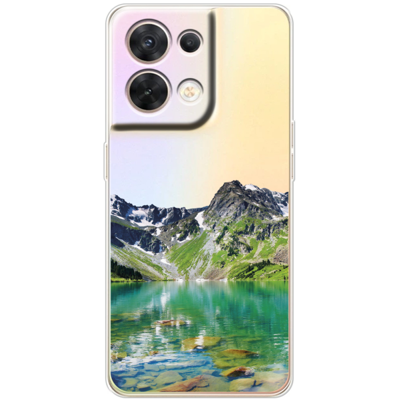 Прозорий чохол BoxFace OPPO Reno 8 5G Green Mountain