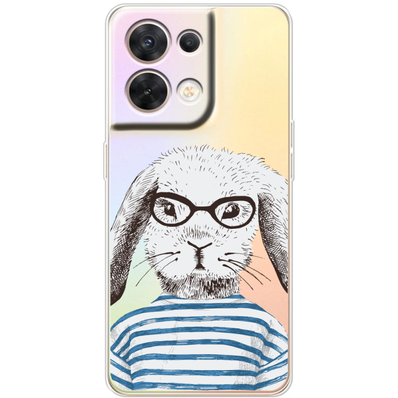 Прозорий чохол BoxFace OPPO Reno 8 5G MR. Rabbit