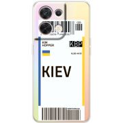 Прозорий чохол BoxFace OPPO Reno 8 5G Ticket Kiev