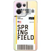 Прозорий чохол BoxFace OPPO Reno 8 5G Ticket Springfield