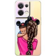 Прозорий чохол BoxFace OPPO Reno 8 5G Mouse Mommy