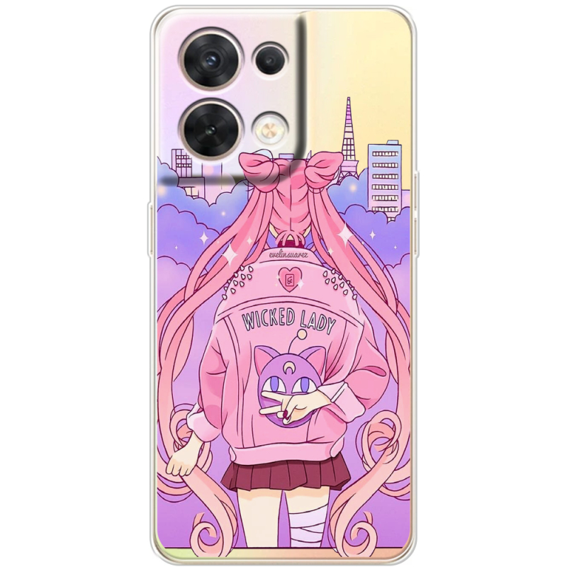 Прозорий чохол BoxFace OPPO Reno 8 5G Wiked Lady