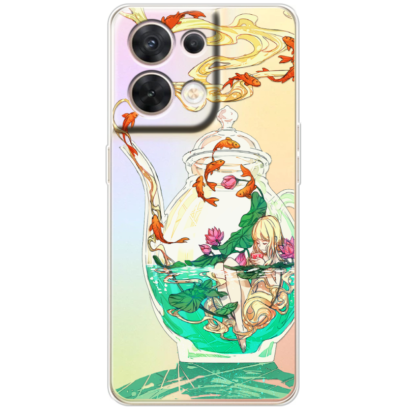 Прозорий чохол BoxFace OPPO Reno 8 5G Kettle