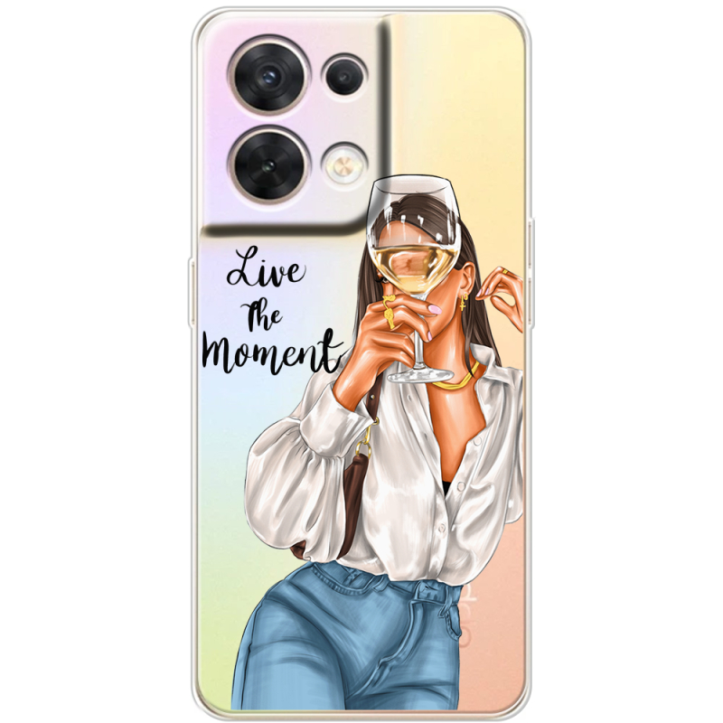 Прозорий чохол BoxFace OPPO Reno 8 5G Live The Moment