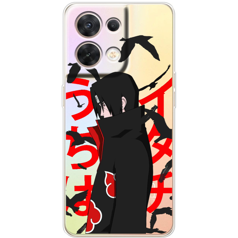 Прозорий чохол BoxFace OPPO Reno 8 5G Учиха Итачи