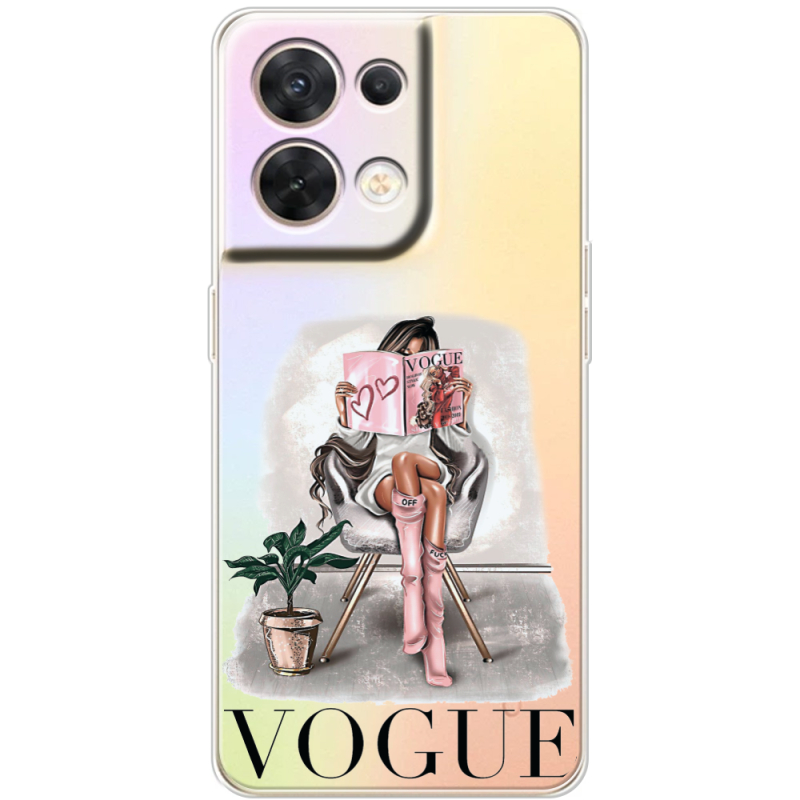 Прозорий чохол BoxFace OPPO Reno 8 5G VOGUE