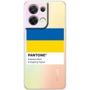 Прозорий чохол BoxFace OPPO Reno 8 5G Pantone вільний синій