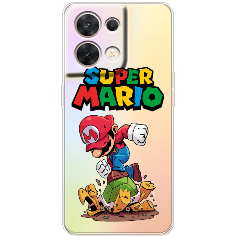 Прозорий чохол BoxFace OPPO Reno 8 5G Super Mario