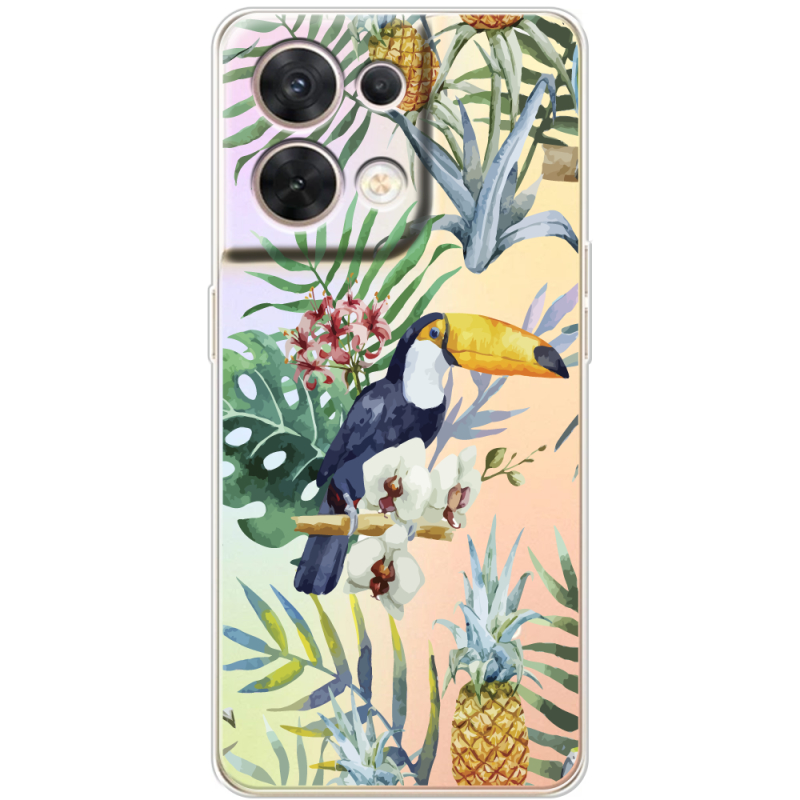 Прозорий чохол BoxFace OPPO Reno 8 5G Tucan